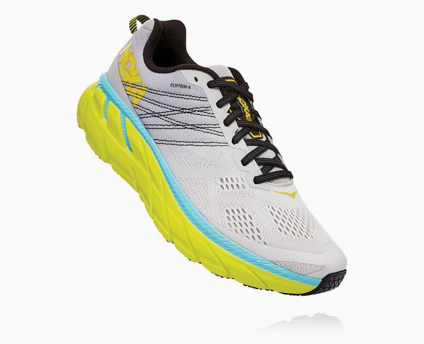 Hoka One One M Clifton 6 Wide Road Running Shoes NZ H018-549